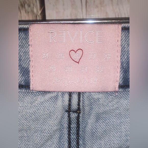 REVICE Womens Jeans Light Blue 100% Cotton Size 26 Made In Mexico Designed In LA - Picture 6 of 9